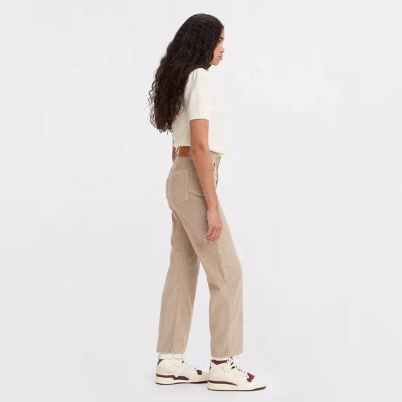 Levi’s CORDUROY RIBCAGE STRAIGHT
ANKLE WOMEN'S PANTS , sz 27 - Picture 2 of 13